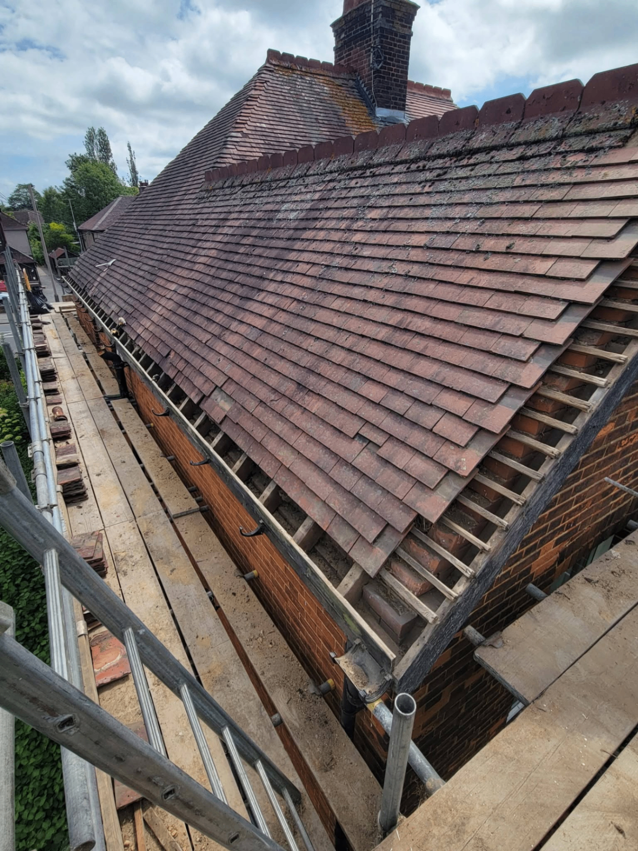 Traditional clay tiles
