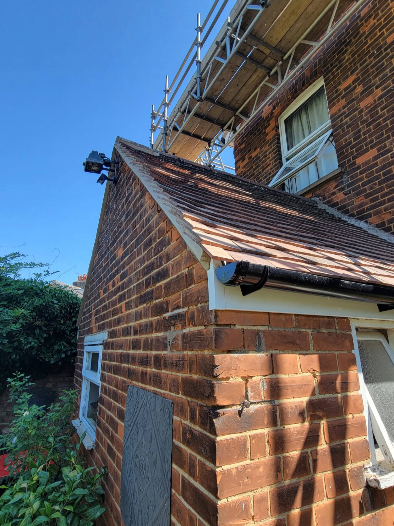 Pitched roof strip
